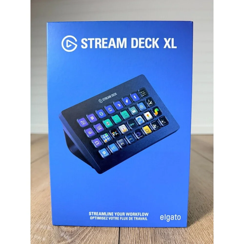 Elgato Stream Deck XL Programmable USB Keypad, Black QWERTY 10GAT9901 NEW SEALED